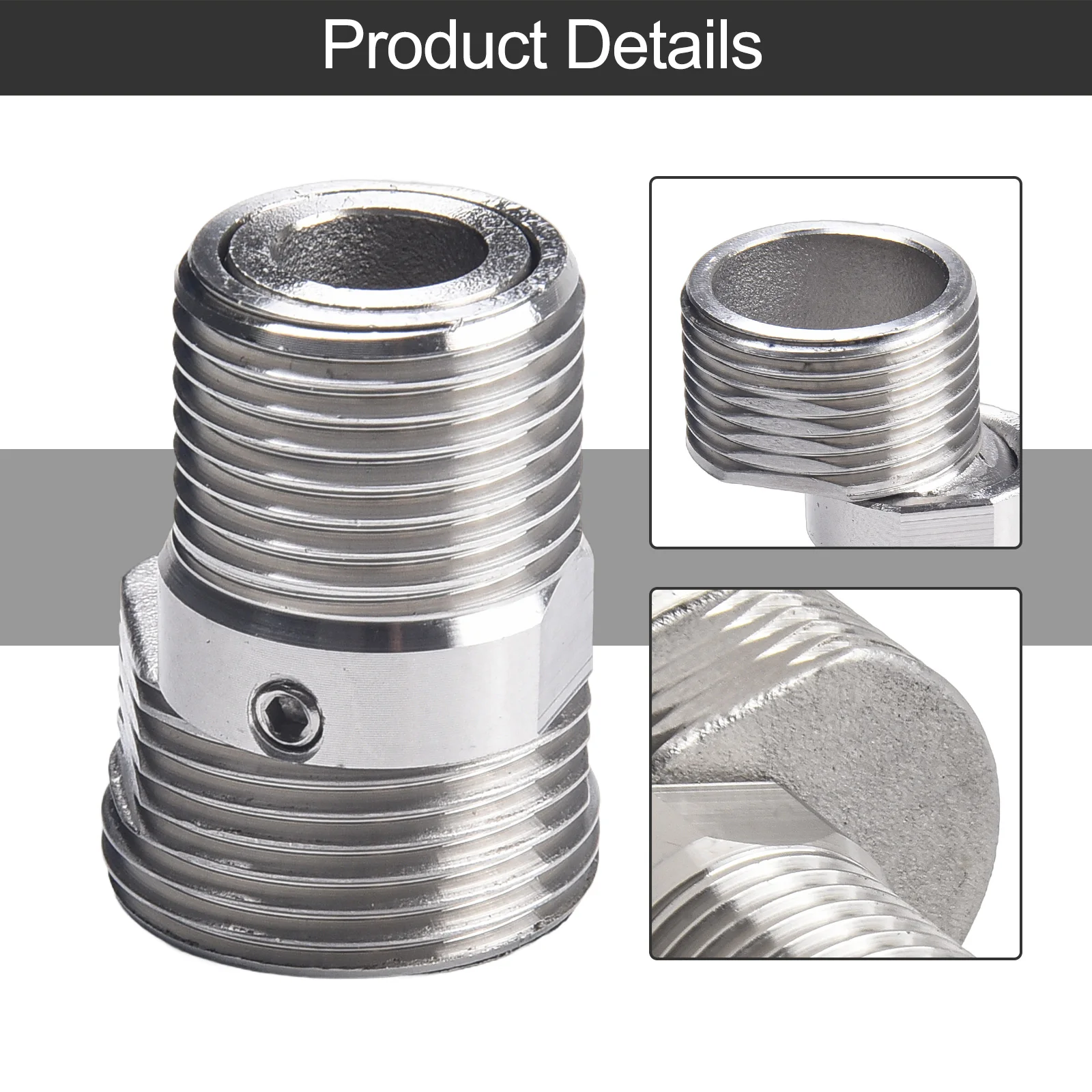 360Degree Adjustable Faucet Angled Curved Eccentric Screw Corner Tap Adapter Shower Head Extension Elbow Connector Hardware