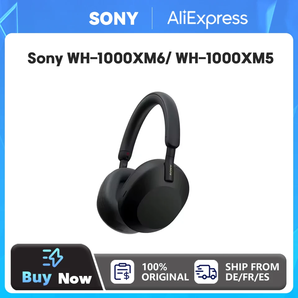 Sony WH-1000XM6/ WH-1000XM5 Bluetooth Earphone Wireless Headphones