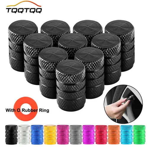 Aluminum Tire Valve Caps, Dustproof Caps, Universal Stem Covers for Cars, Bike and Bicycle, Trucks, Motorcycles Airtight Seal