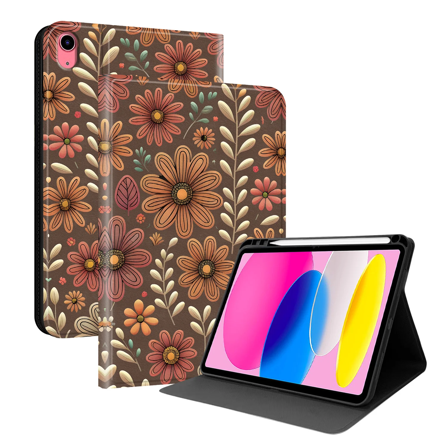 Universal Tablet Case with Pencil Holder and Protector Cover