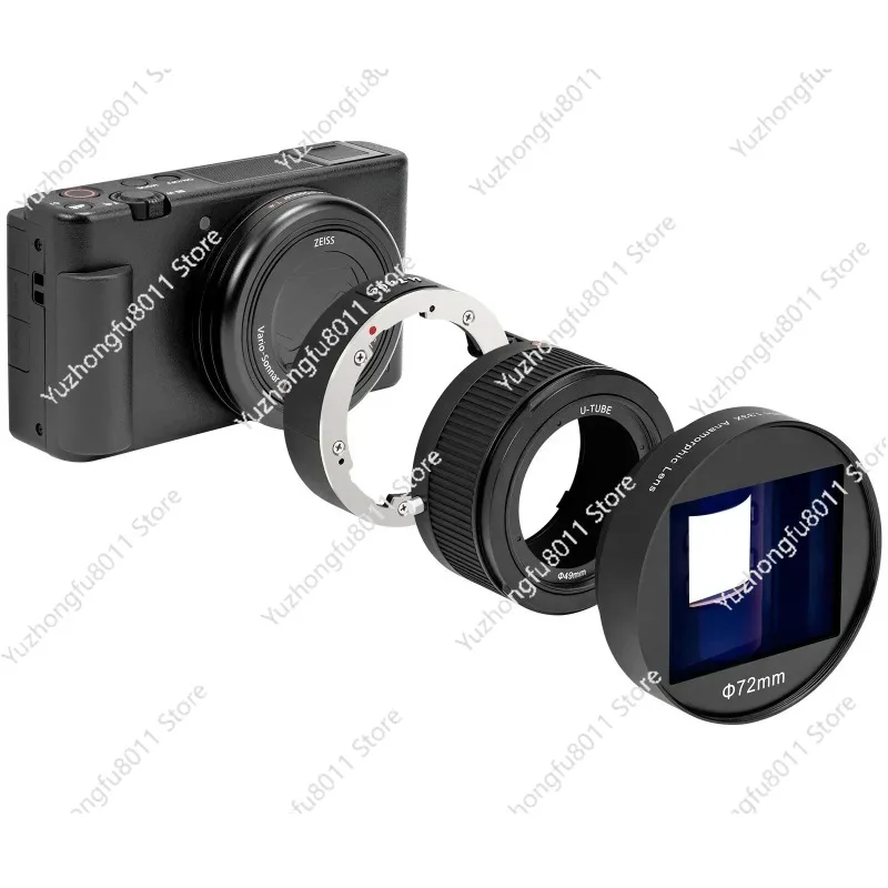 ZV1, RX100 M3/M4/M5용 외부 카메라 베이요넷 마운트 아나모픽 렌즈