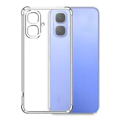 Shockproof Clear Silicone Phone Case with Airbag Cushioning - Infinix Smart 5 (India) (FSKS)