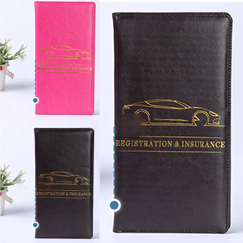 

Car Insurance Vehicle Card Paperwork Craftsmanship Document Protective Case Car Insurance And Registration Holder Document 1 PC