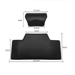 Universal 45L Motorcycle Top Case with Passenger Backrest and Cushion (Black)