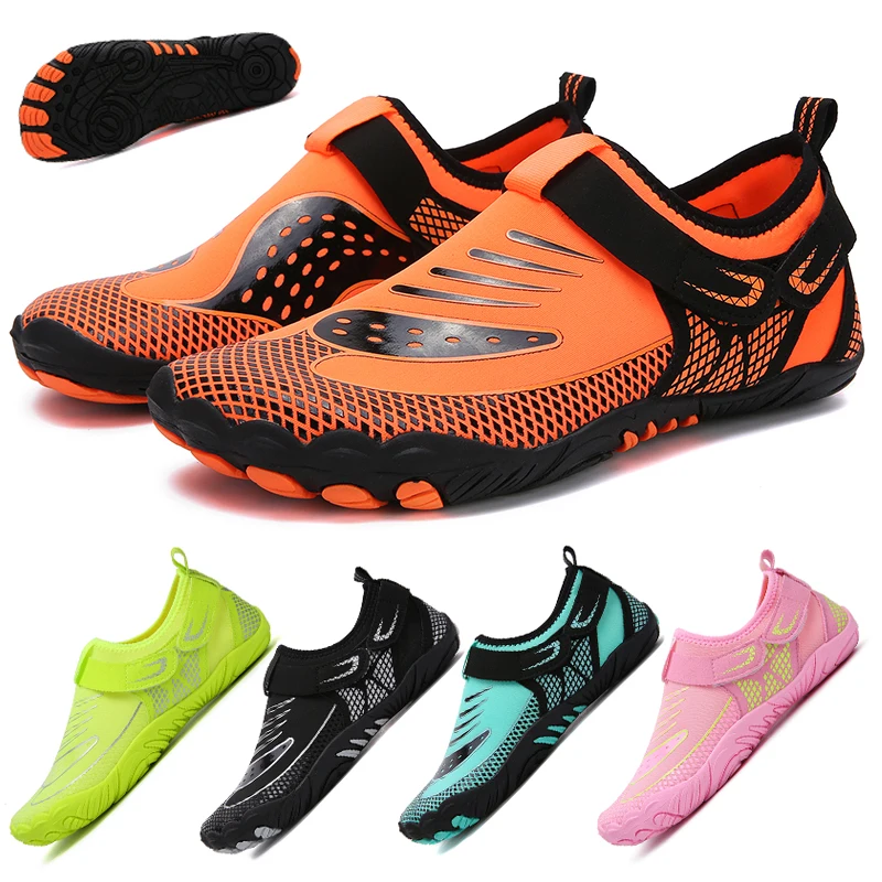 

Summer aqua shoes men's and women's wading shoes non-slip anti-scratch beach swimming shoes
