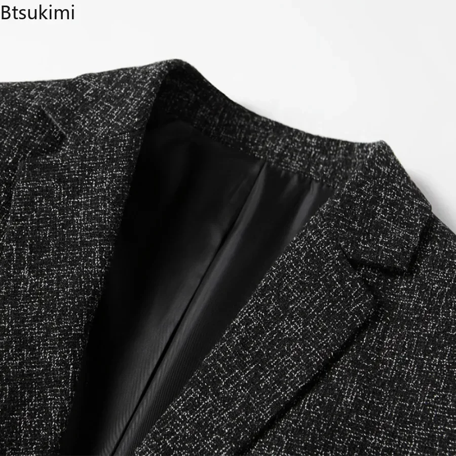 New Men's Casual Blazer Jacket Suits Fashion Slim Coats Male Handsome Masculino Business Jackets Suits Men's Blazers Tops