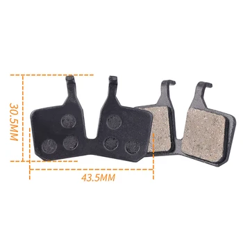 Mountain Bicycle Brake Resin Hydraulic Disc Brake Pad Quiet Wear-resistant Replacement Accessories for Magura MT5 MT7 6
