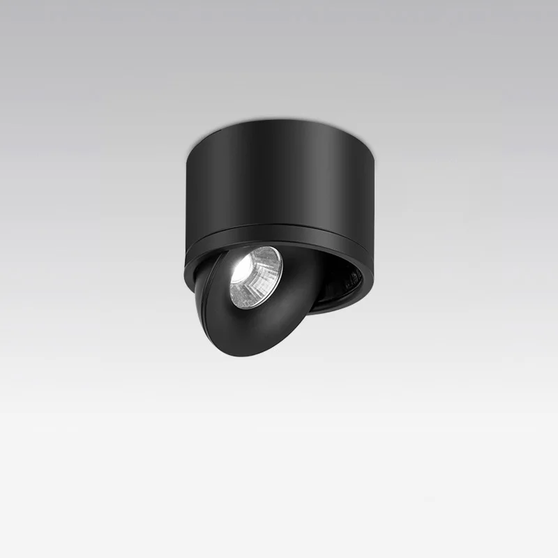 회전식 조광 가능 표면 장착 LED COB 천장, 다운라이트 램프, 배경 스포트라이트, 가정용 실내, 5W, 7W, 12W, 15W, 20W, 85-26V