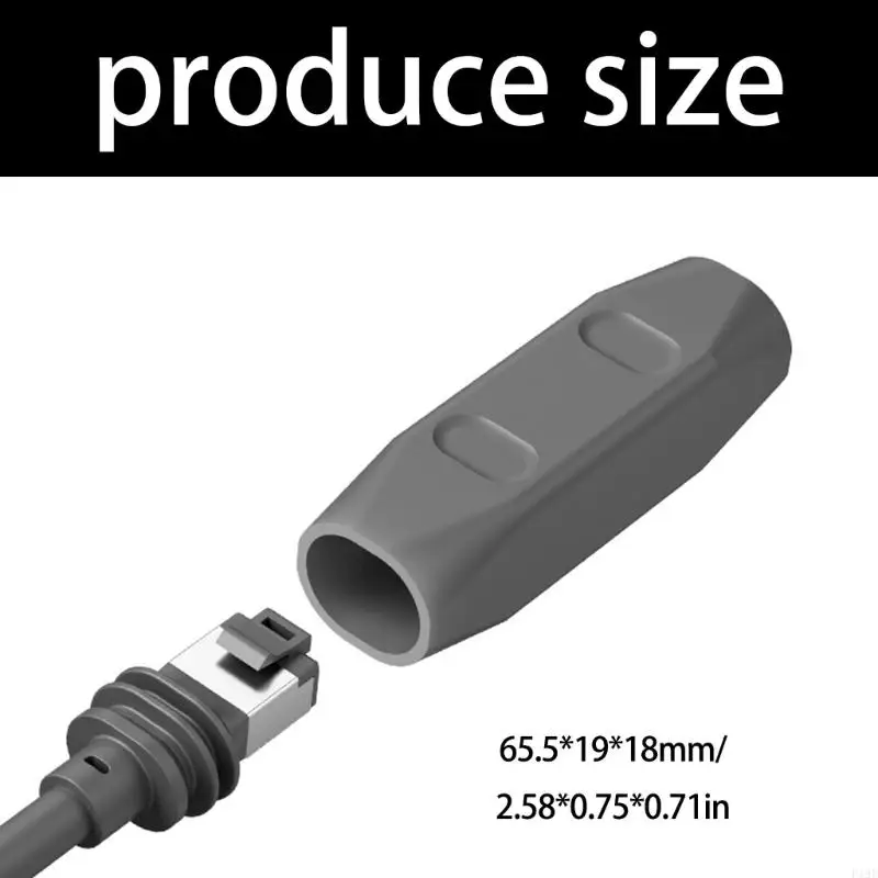 IP67 방수 등급 및 차폐 F19E를 갖춘 GEN3용 헤비듀티 PVC 네트워킹 커플러