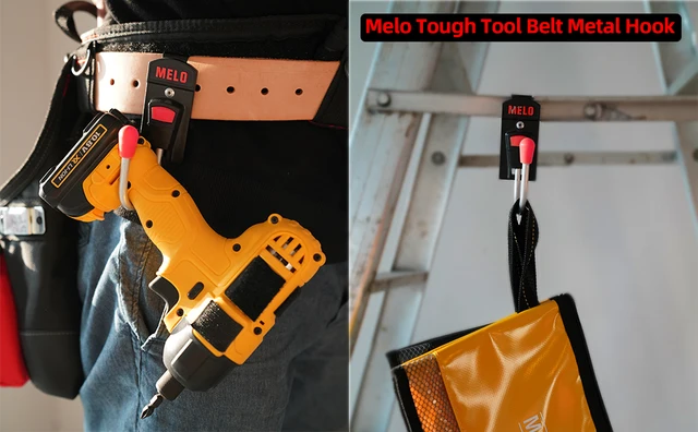 MELOTOUGH Tool Holster Cordless Drill Holster Tool Hook Single Coat Hook  Bag Hook