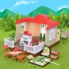 Classic House Miniature Items Forest Family Rabbit 1/12 Dollhouse Miniatures Te Game for Girls Kitchen Accessories Pretend Play 3