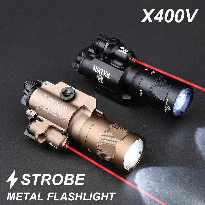 Surefir X400v Sf X400 X300 Red Dot Laser Led Strobe Flashlight Toys
