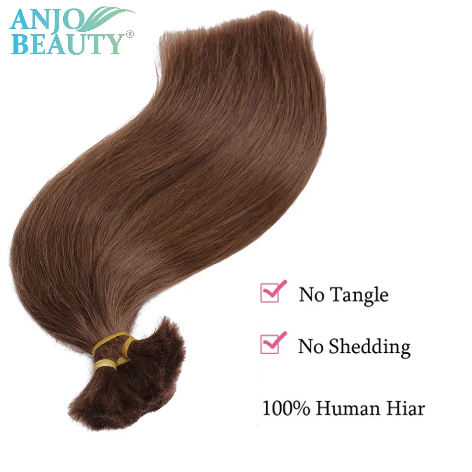 Human Hair Extensions Human Braiding Hair Bulk No Weft 16-28Inch Natural Human Hair Bulk For Braiding 50G/Pcs Remy Straight Bundles Extensions