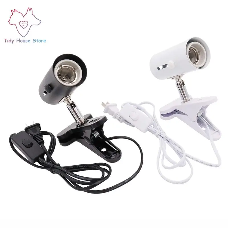 

Fixture Holder For Reptile UVA UVB Light Clamp Heat Lamp Pet Heating Bulb Holder Fixture Heating Light Lamp For Aquarium Turtle