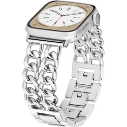 Premium Stainless Steel Chain Bracelet for 42mm 44mm 45mm 49mm (S)