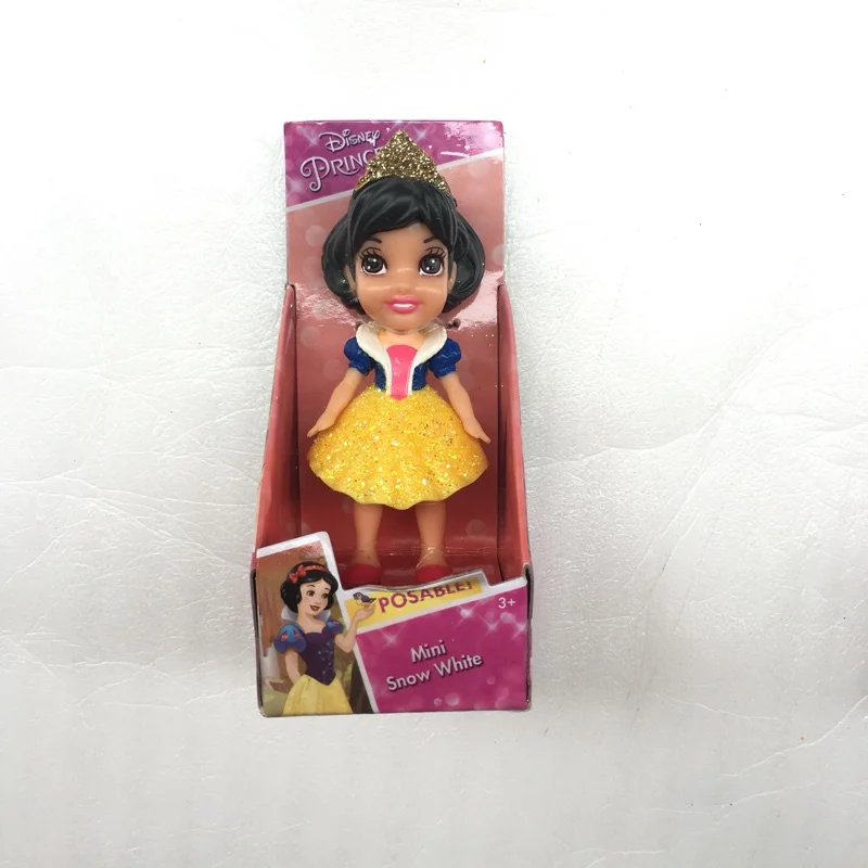 thumbnail image 1 of Muñeca en miniatura de la princesa Disney, modelo Rapunzel, Ariel, Blancanieves, figura de acción de anime linda y articulada, modelo Frozen, juguetes de regalo, 1 of 5