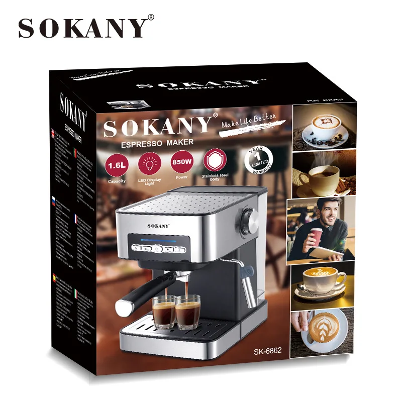 Coffee Machine 20Bar Semi Automatic Home Coffee Machine Multi Capsule