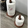 Simple Creative Solid Wood Storage Rack Vertical Household Kitchen Tissue Rack Cling Film Racks Household Storage Products 3