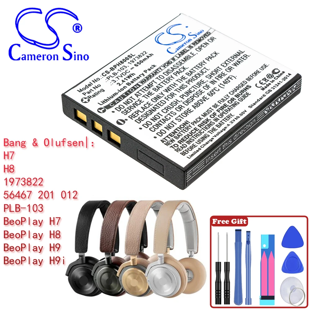 Auricolare Wireless 650Mah / 2.41Wh Batteria Per Bang & Olufsen 1973822 56467 201 012 Plb-103 Beoplay H7 Beoplay H8 H7 H8