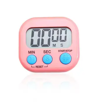 LCD Digital Kitchen Timer ทําอาหารแม่เหล็กนับถอยหลังจับเวลา Clear Loud Alarm Home Kitchen อุปกรณ์ทําอาหารขายส่ง 17