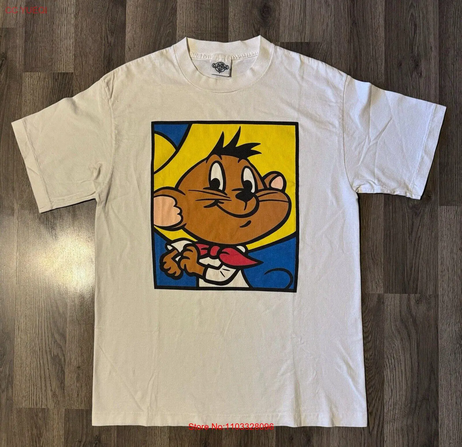 Camiseta de manga corta para hombre, ropa Vintage, Speedy, gagales, Acme,  talla L, 1991 - AliExpress, image size:1600x1550