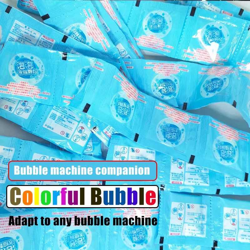 10-40pcs 버블 머신 보충 액체 다채로운 버블 농축 과립 10pcs ? 1000ml 버블 건 보충 과립