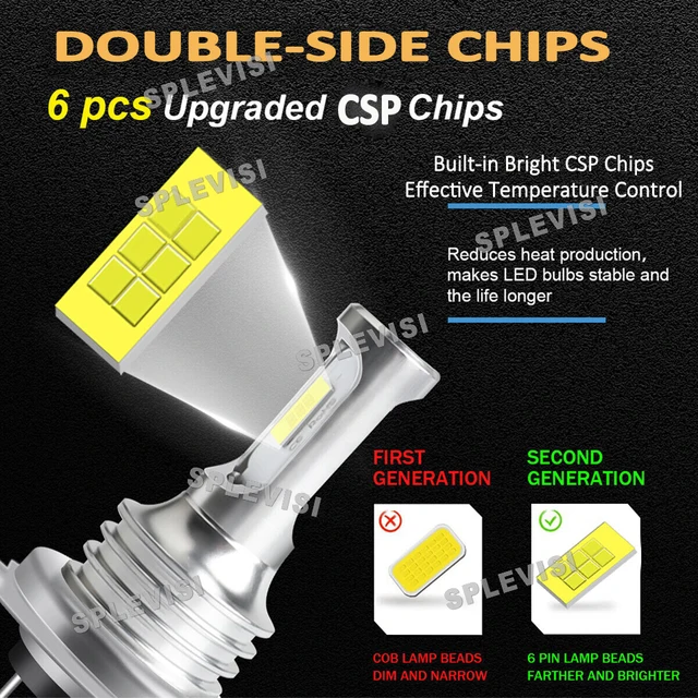 مصباح أمامي ليد للسيارة لسلسلة بي دبليو 3 ، H7 ، H7 ، مصابيح مصباح ضوئي عالي ومنخفض ، مصابيح ، E46 كوبيه