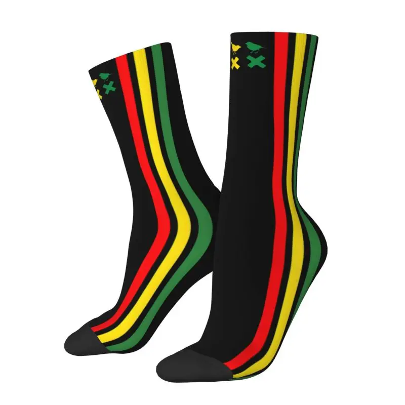 

Ajax Marley Bob Dress Socks Men's Women's Warm Fashion Amsterdam 3 Little Birds Crew Socks