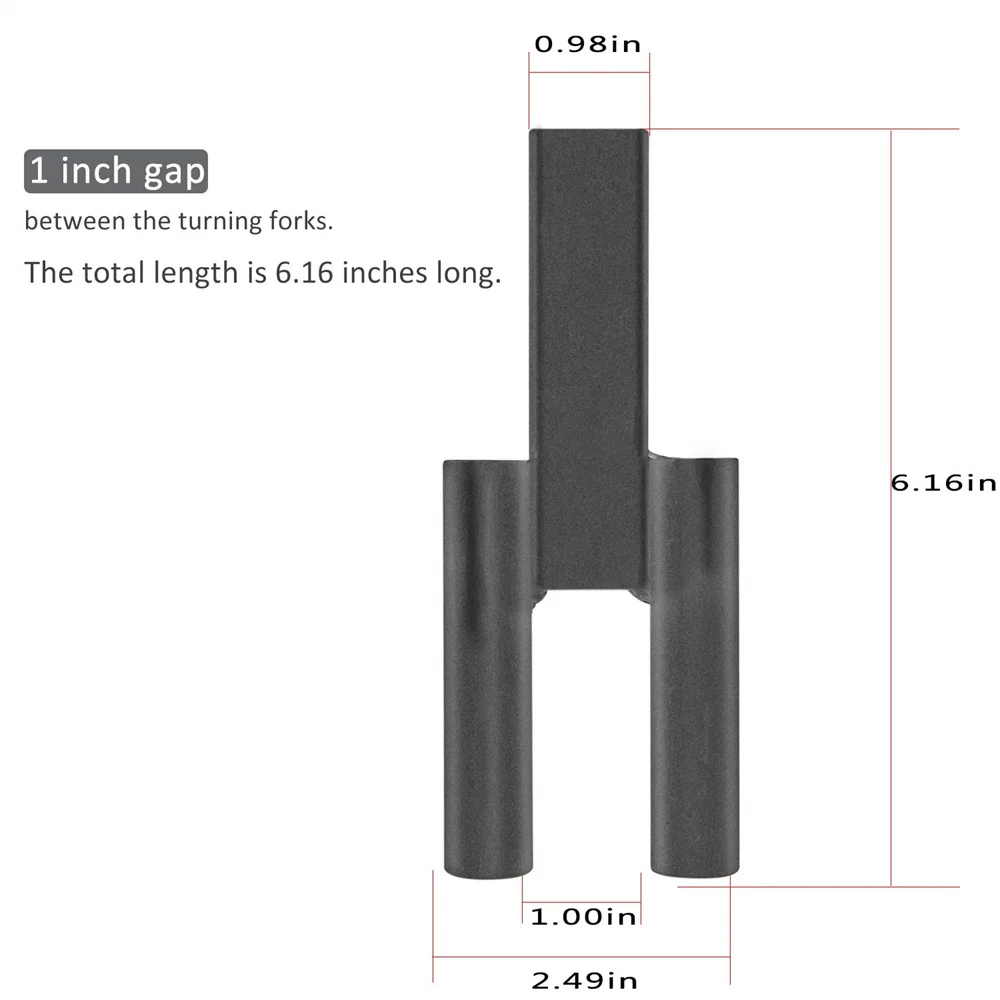 Schmiedewerkzeug: 1-Zoll-Spaltenhammer für Drehen, Biegen, Schmieden, Rollen, Verdrehen, Schmiedeamboss, Biegegabel 6,16 Zoll – Detail 3