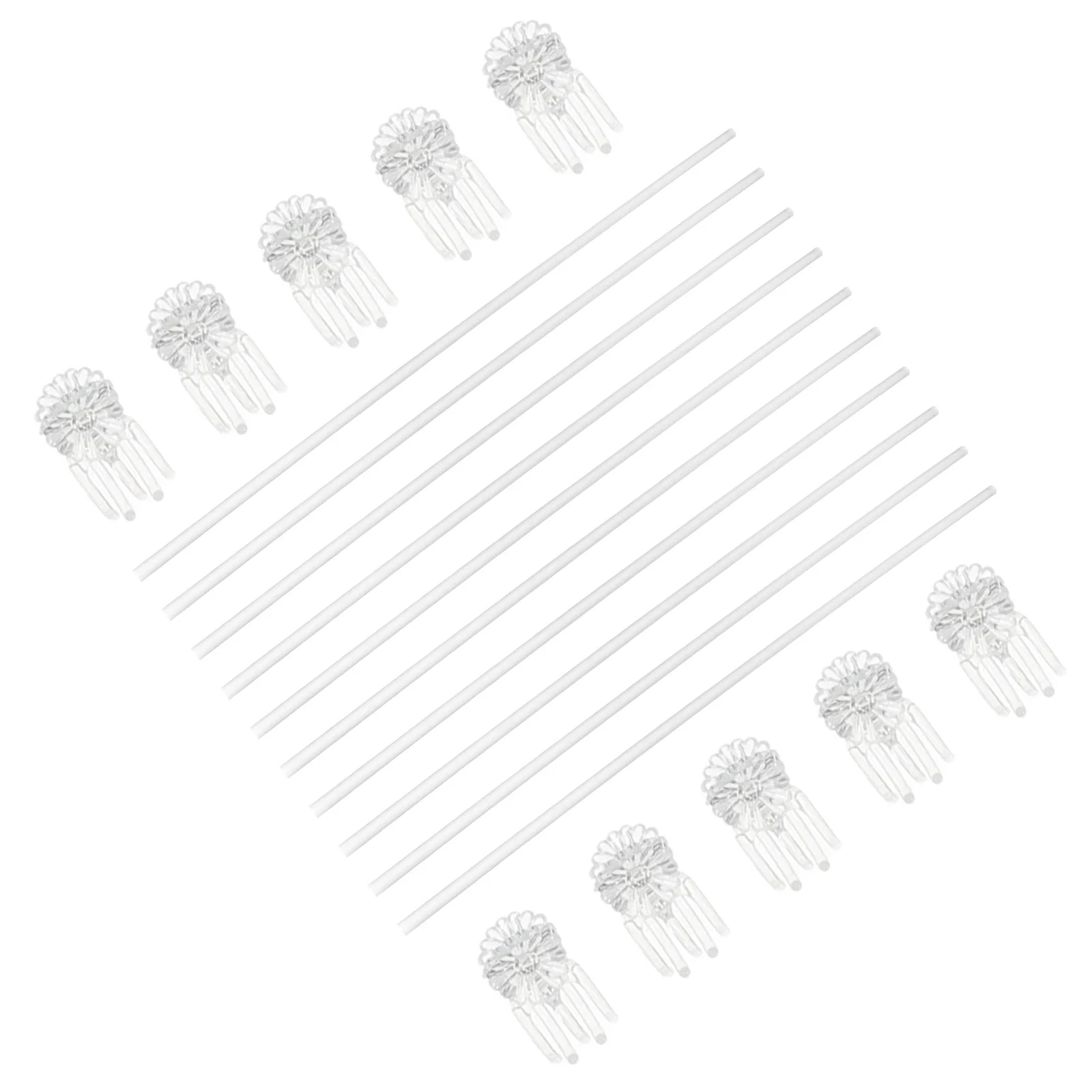 

Plant Support Stem Stakes Potted Trellis Bracket Pole Garden Accessories Acrylic Single Frames for Flower Holder Plants