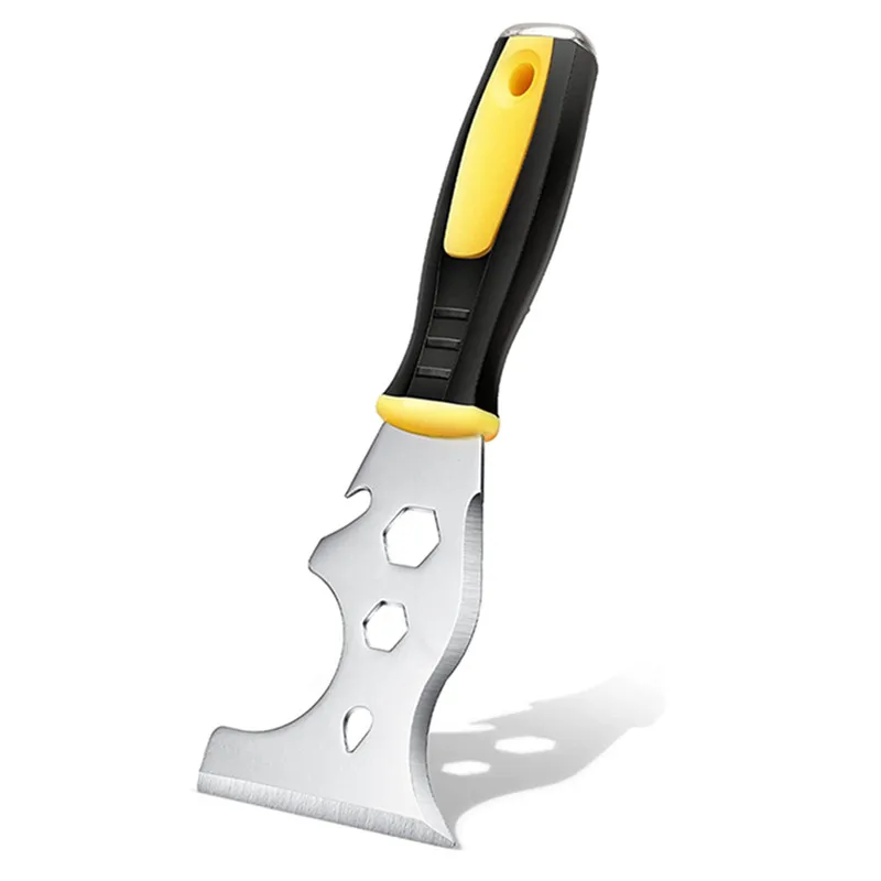 13 in 1 Multifunctional Putty Knife Scraper Caulk Removal Tool Painters Tool for Wallpaper Scraper Construction Can Opener