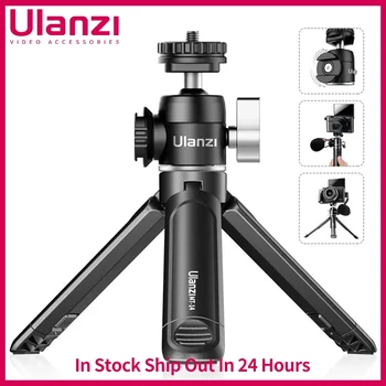 Mini Tripod with 360° Ball Head & Cold Shoe Selfie Stick Tabletop Tripod for Camera iPhone Android Phone 1