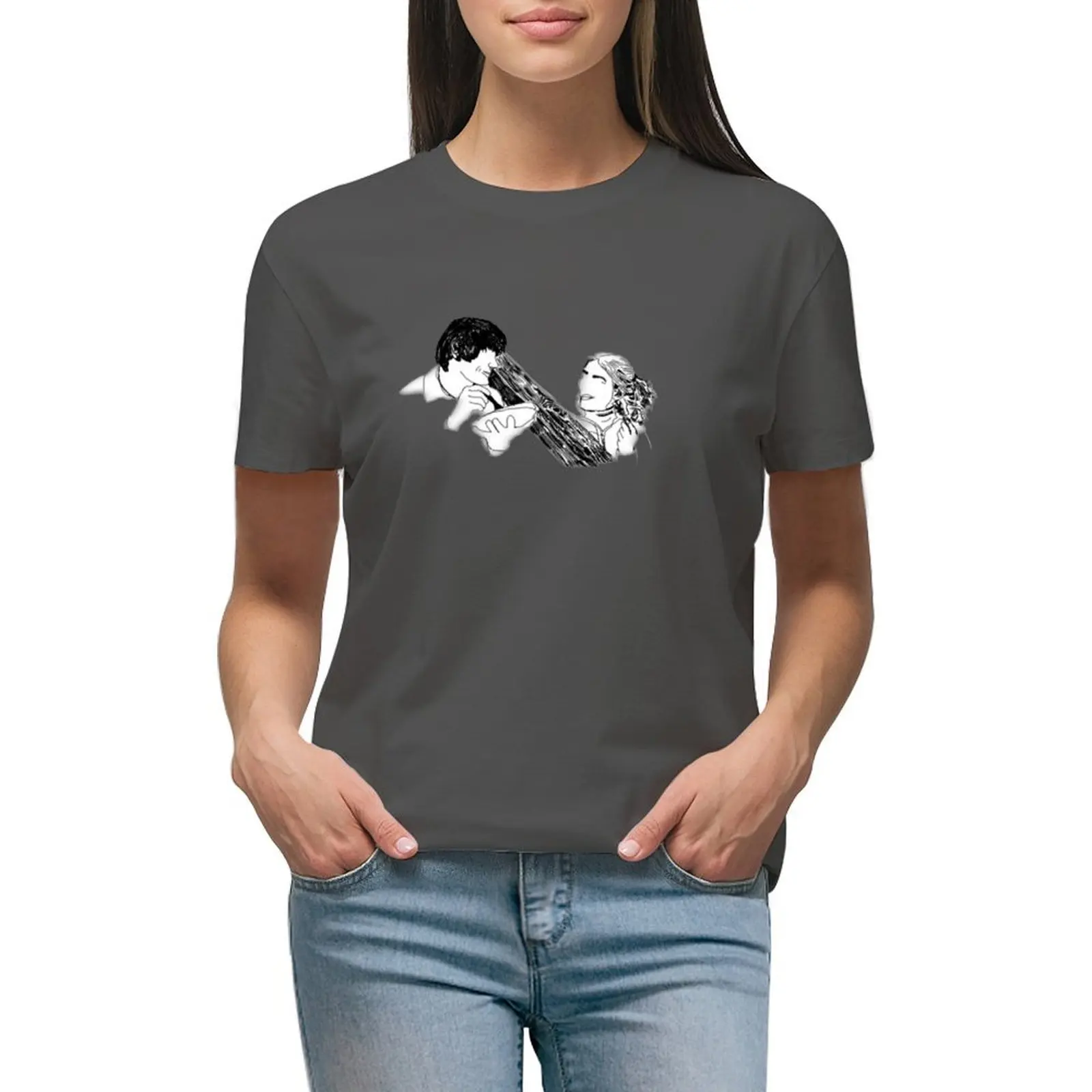 

Eternal Sunshine of the Spotless Mind - “Enjoy It.” T-shirt oversized Short sleeve tee black t shirts for Women