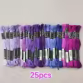 Purple 25pcs Fixed