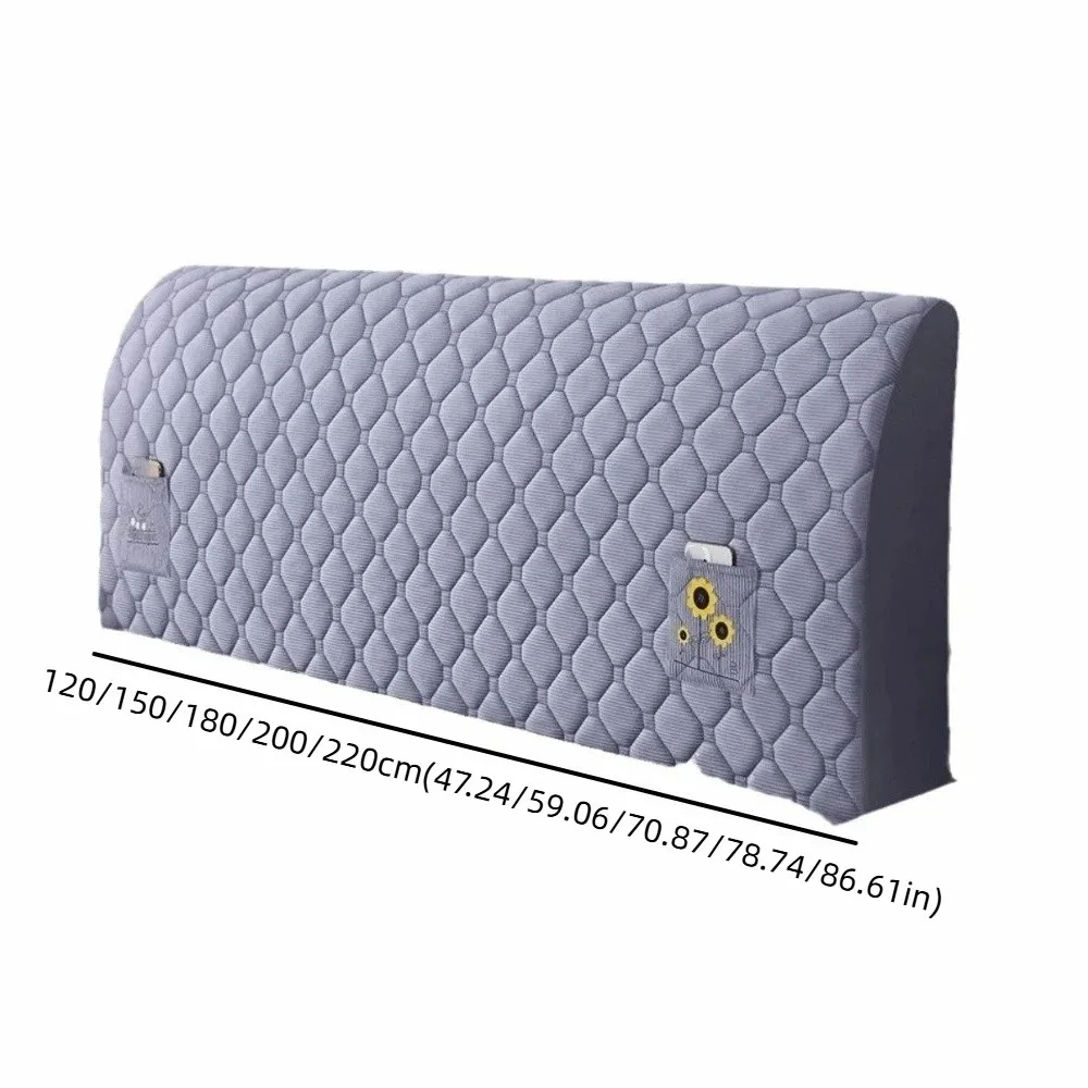 Anti-Collision Bedhead Cover Thickened Minimalist Dust Protection Cover Dustproof All Inclusive Bed Head Slipcover Homestay