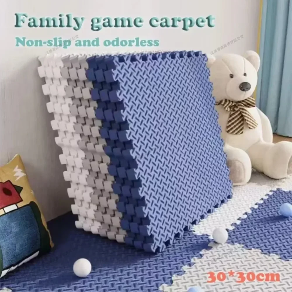 Baby Play Mat Foam Sports and Fitness Carpet 30x30cm Shockproof Splicing Sports Rugs Non-slip Baby Toys Children Playmats 16Pcs