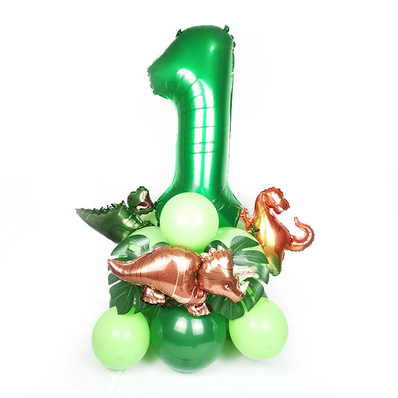 Dinosaurier Party Einweggeschirr Set Dinosaurier Geburtstagsdekoration Roar Dino Banner Luftballons Kinder Babyparty Partyzubehör – Detail 7