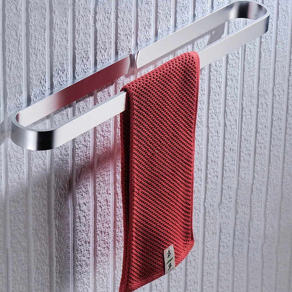 

Towel Rack Stylish Finish Rust-resistant Easy Installation Easy To Clean Towel Rack Without Drilling