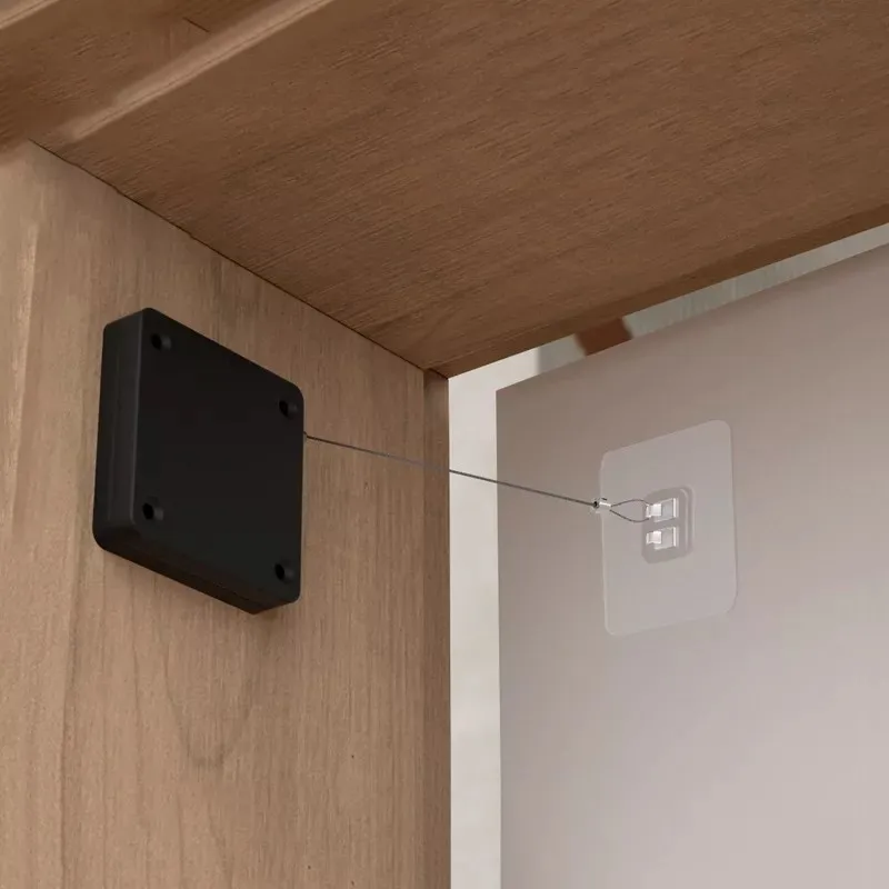 Punch-ฟรีประตู500G-1000G ความตึงเครียดปิดอุปกรณ์ดู Automat ประตูฮาร์ดแวร์ Soft Close อุปกรณ์เหล็กเครื่องตกแต่งบ้าน 1