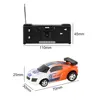 Mini Cans RC Car Battery Operated LED Lights Plastic Remote Control Racing Vehicle with Roadblocks Micro Racing Car for Kids Boy 6