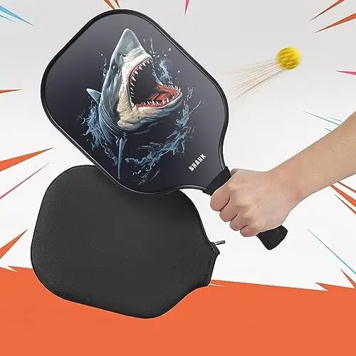 

DuckSky for USAPA Approved Fiberglass Pickleball Paddles，with Carrying Case Pickleball Paddle Set\u200Bfor Men Women