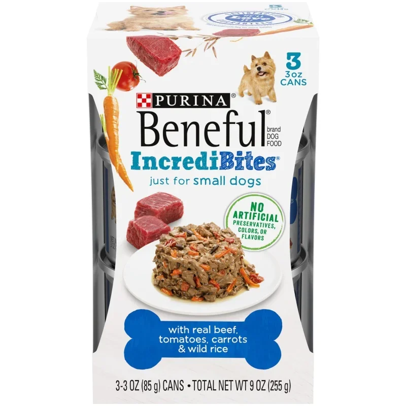 

Свежий корм для собак Purina Beneful, натуральная говядина, банки 3 унции (24 упаковки)