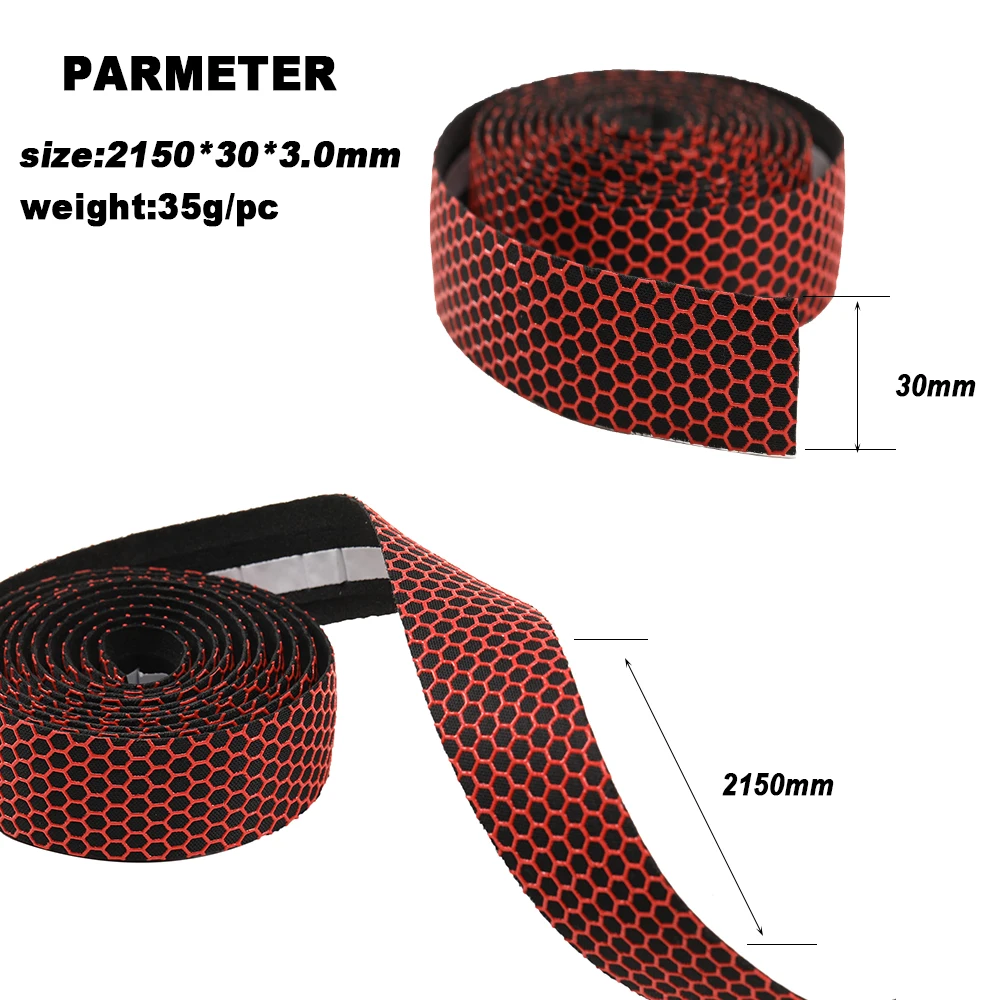 BUCKLOS Road Bike Tapes Silicone Bike Handlebar Cover Soft Anti-slip Bike Handlebar Tapes Band Racing Bicycle Handle Strap