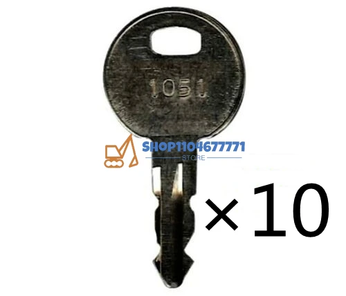 10pc key 1051 KS101 1621 TM13 For THWAITES LUCAS TRI MARK TRIMARK DUMPER TRUCK