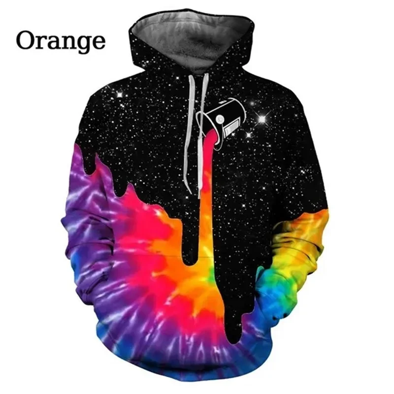 thumbnail image 1 of Sudadera con capucha unisex con estampado 3D divertido para hombre, sudadera con capucha con estampado de cielo estrellado colorido, sudaderas de moda, sudaderas, camisetas de calle, 1 of 4