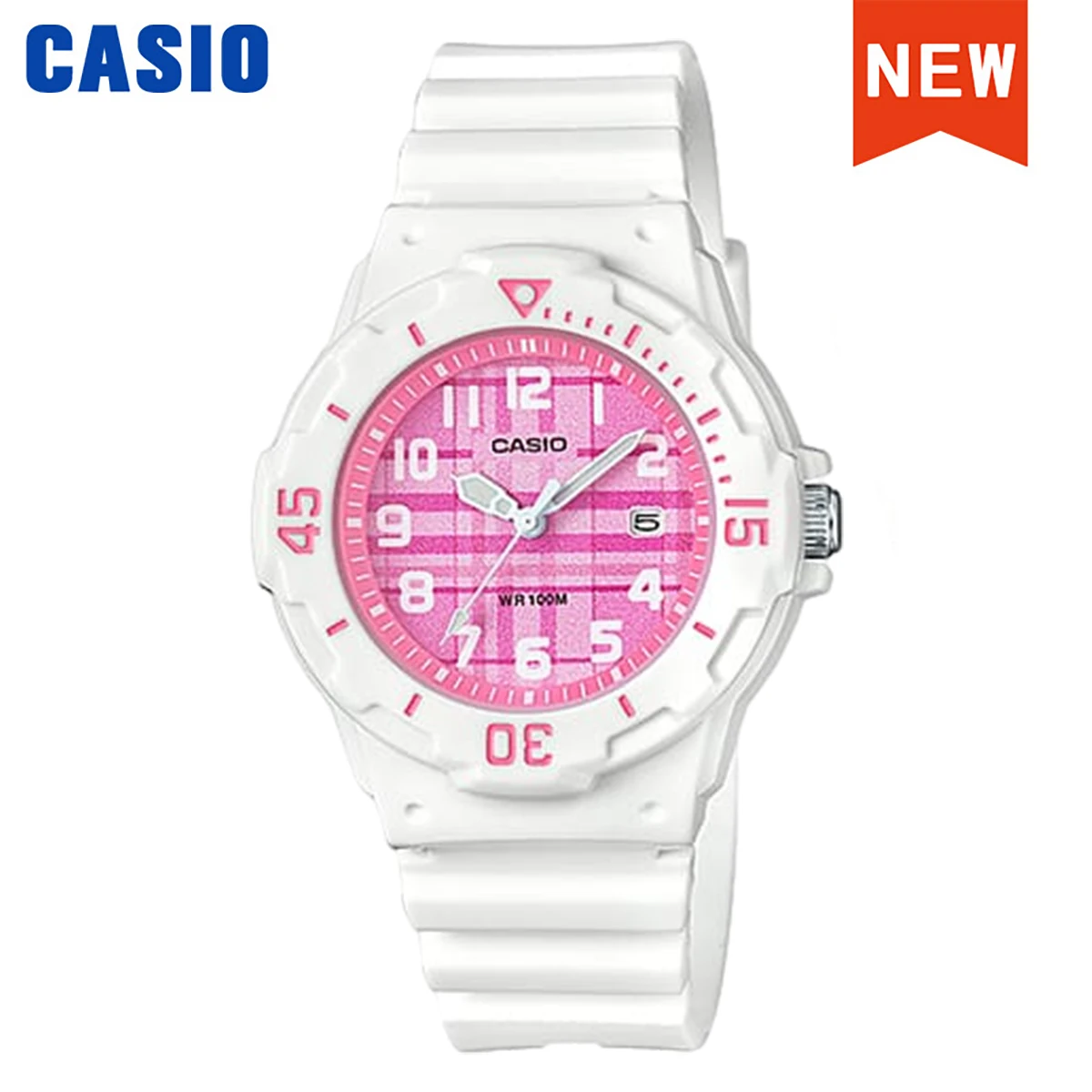 Reloj para mujer, marca de lujo, resistente al agua hasta 100 m, reloj deportivo sencillo con manecillas coloridas, reloj para mujer