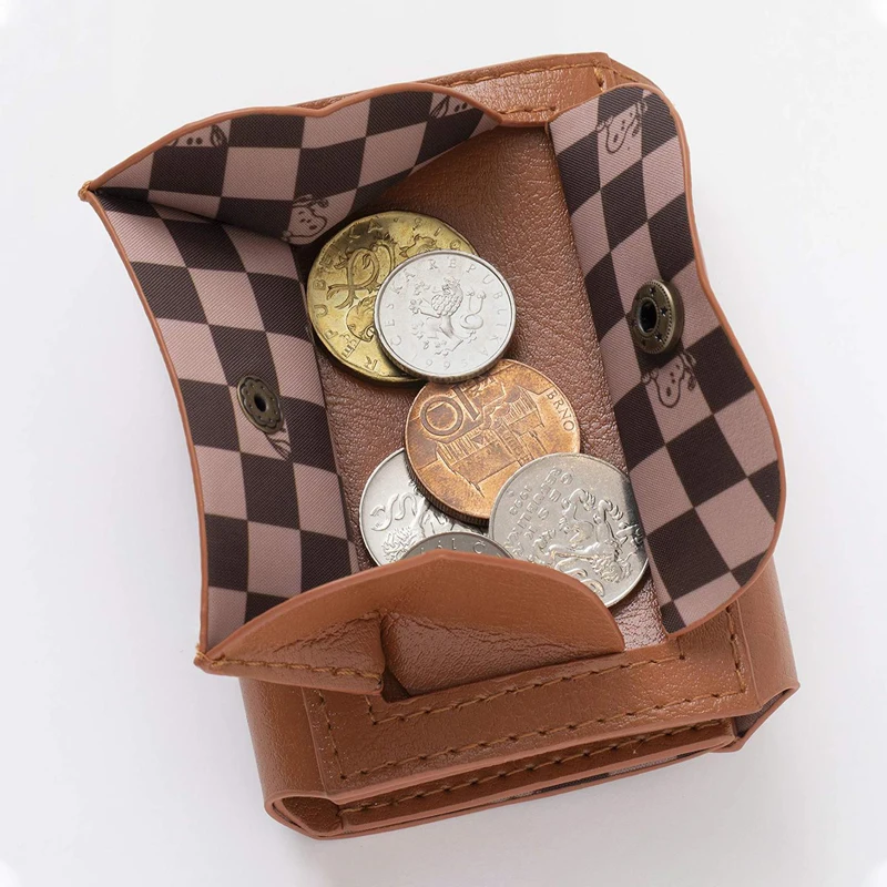 Snoopy Charlie Brown Short Wallet Cartoon Leather Coin Purse