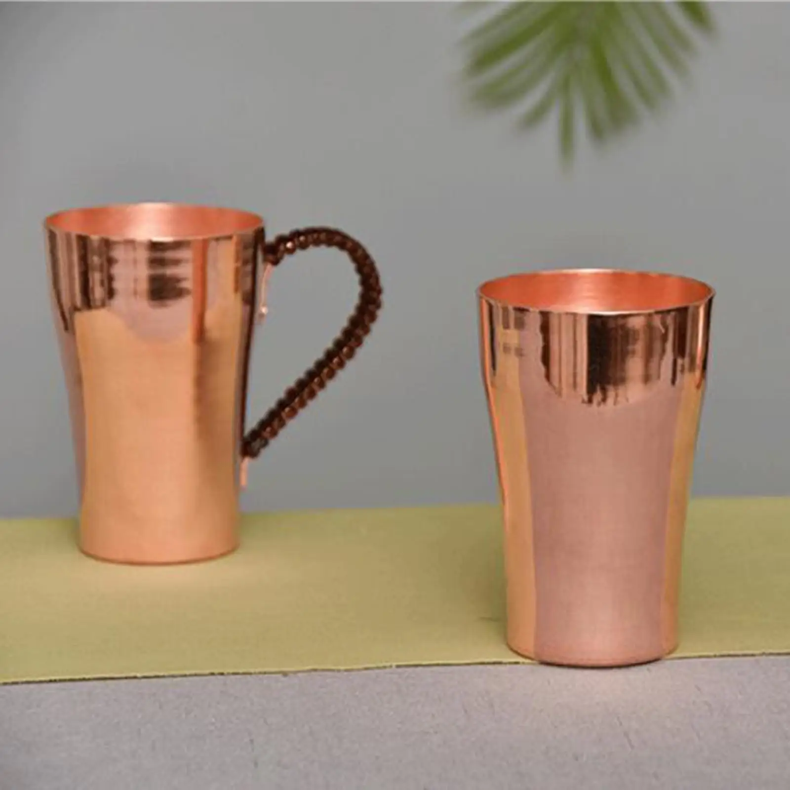 Pure Copper Cup 400ml Artisan Crafted Copper Mug Premium Drink Cup Luxury Coffee Mug for Kitchen Decor