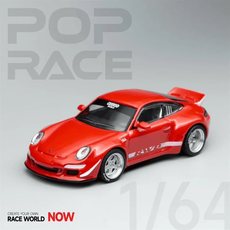 

POPRACE 1:64 RWB 997 красная литая модель автомобиля