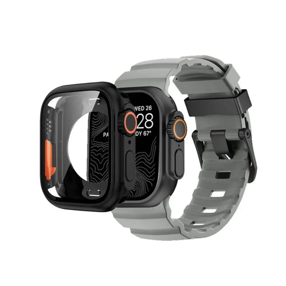 Premium Silicone Strap and Ultra Protective Case
